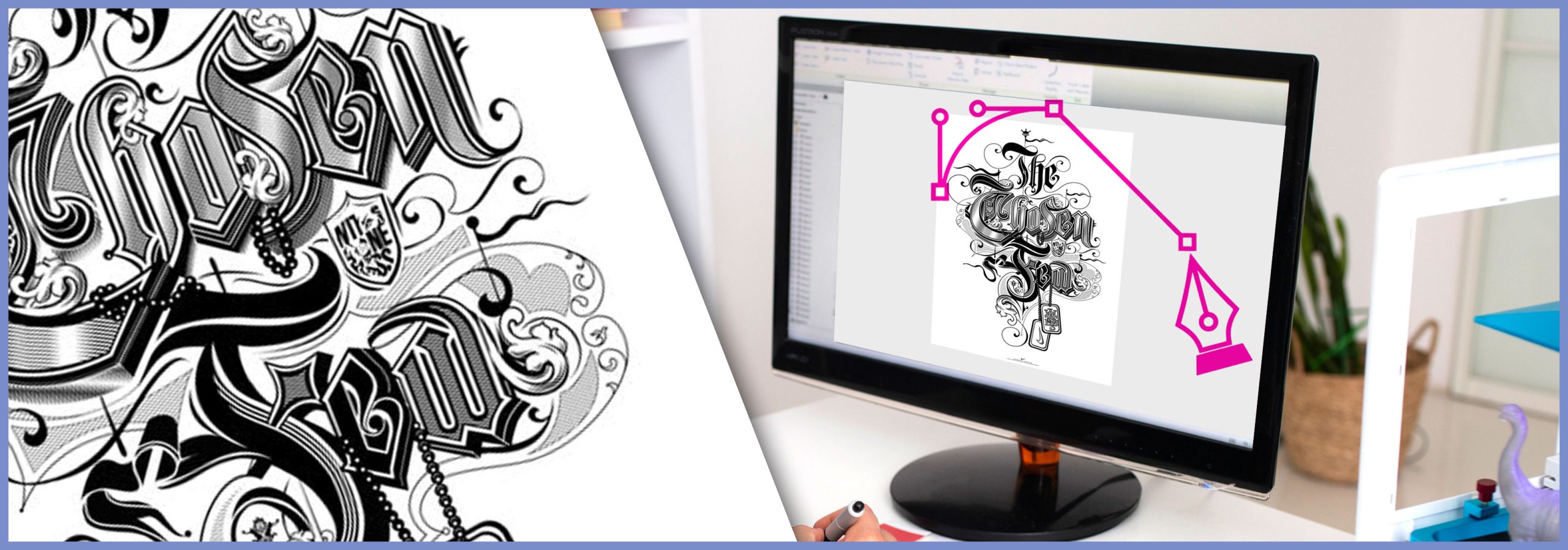 Vectorizado de tipografías ornamentales