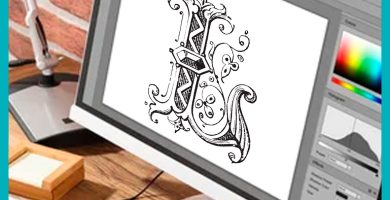Vectorizado de tipografía ornamental