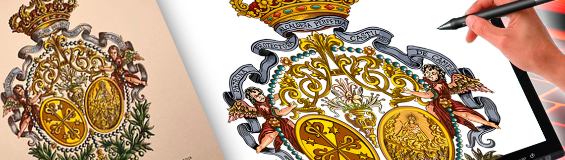 Vectorizado de escudos y emblemas