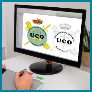 Vectorizado de escudos militares