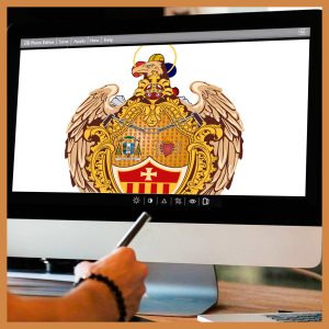 Vectorizado de escudos reales