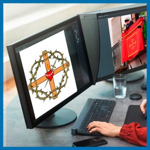 Vectorizado de ilustraciones religiosas