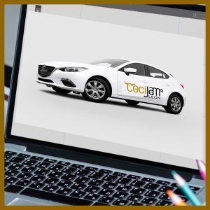 Vectorizado de textos para rotulación de coches y vehículos